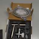 Vayzluiy Handheld Toilet Bidet Sprayer for Toilet-Adjustable Water Pressure Control with Bidet Hose for Feminine Wash, Stainless Steel Brushed Nickel Cloth Diaper for Baby Wash (Stainless Steel, 1)