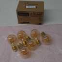 Vintage LED Edison Light Bulbs, A19 4W Dimmable Edison Bulbs, Equivalent 40 Watt Incandescent Bulbs, Warm White 2200K, Amber Old Fashioned LED Bulbs, E26 Base - 6 Pack