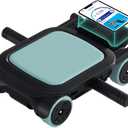 Roller with 4 Wheels: Automatic Rebound Abdominal Wheel for Core Workout, Workout Equipment for Home and Gym, Abdominal Exercise Roller for Men and Women