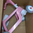 Radio Flyer Scoot 2 Scooter, Pink, for Kids Ages 1-4, Ride On Toy or 4-Wheel Kids Scooter, Durable Wheels and Frame, Converts Easily with Flip Deck, Toddler Ride On Toys 