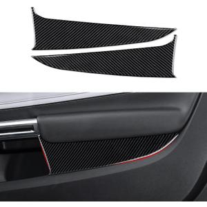 Car Storage Panel Sticker Carbon Fiber Decal Interior Trim for Ford Mustang Shelby 2015 2016 2017 2018 2019 2020 2021 2022 2023 2024 2025 Accessories