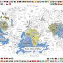 Dekali Designs Kids World Map Coloring Poster - 35 x 52 Inches Jumbo Coloring Poster With World Flags for Classroom, Home, Birthday Parties or Other Events