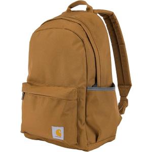 Carhartt 21L Classic Laptop Backpack, Water-Resistant Pack W/ 15" Laptop Sleeve and Organizational Compartments, PFAS Free, Carhartt Brown