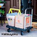 Folding Hand Truck Portable Trolly,Platform Transport Hand cart with 330lbs Capacity Practical handling Tools for Household Industrial Black