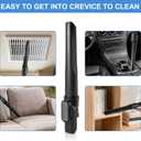 Replacement Accessories for Shark Cordless Vacuum IX141, IZ462H, IZ483H, IZ363HT, IZ361H, IZ163H, IZ362HD. Horsehair Brush, Dust Brush, Extension Hose, Crevice Tool, Dryer. D-Shaped Connector.