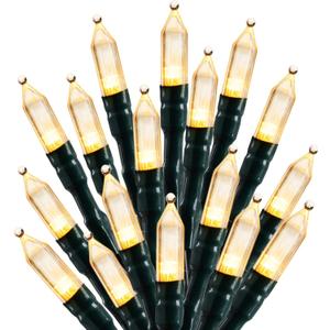 Brightown LED Christmas Mini Lights, 39Feet 100 LED Clear Bulbs String Lights with 8 Light Modes, Connectable Fairy Lights Plug in for Outdoor Xmas Trees Garland Wreath Holiday Decorations, Warm White