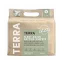 Terra Size 5 Diapers: 85% Plant-Based Diapers, Ultra-Soft & Chemical-Free for Sensitive Skin, Superior Absorbency for Day or Nighttime Diapers, Designed for Toddlers 28-39 Pounds, Count of 8