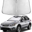 EcoNour Windshield Sunshade Compatible for Subaru Crosstrek 2013-2015 2016 2017, Sun Visor for Front Windshield & Window Sun Shade Cover, UV Heat Blocker & Protector, Car Accessories