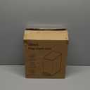 Cesun Small Bathroom Can with Lid Soft Close, Step Pedal, 5 Liter / 1.3 Gallon Stainless Steel Garbage Can with Removable Inner, Waste Basket for Bathroom, Bedroom (White)