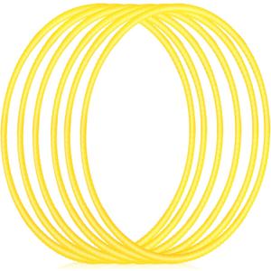 Shappy 6 Pcs Exercise Hoop Detachable Adjustable Plastic Toy Playground Toys Colored Hoop Circles for Teens Games Gymnastics Dog Agility Equipment Party Decor