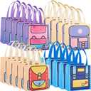 Sitroasho 20 Pieces Cartoon Backpack Non-Woven Favor Bags Back To School Gift Bag with Handles Reusable Birthday Goodie Candy Bag for Boys Girls Classroom Holiday Party Supplies