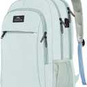 MATEIN Travel Laptop Backpack, Lightweight Anti Theft School Bookbag for Girls Boys and Students with USB Charging Port, Water Resistant 15.6 Inch Computer Bag Sturdy College Daypack Gift for Women