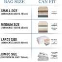 Roomimaster Vacuum Storage Bags, Vacuum Seal Space Saver Bags for Clothing, Travel Lugggage,Carry-on, Blankets, Comforters, Pilow, Bedding, 10 Large