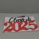 Class of 2025 Wooden Sign Graduation Decorations - Red 2025 Grad Photo Booth Prop & Party Decor