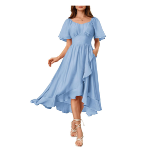 Scarlet Darkness Renaissance Dress for Women Cottagecore Corset Dress Formal Dresses, XL, Light Bluue