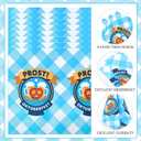 200 Pcs Napkins Oktoberfest Party Decoration 13 x 13 Inches Decorative Oktoberfest Blue and White Bavarian Napkins Disposable Paper Napkin for German Dinner Beer Party Supply (Check)