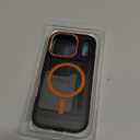 Magnetic 3 in 1 for iPhone 17 Pro Case, [Omni-Directional Protection] with 1x Screen Protector + 1x Camera Cover, [Seamless Work with Magsafe] Shockproof Slim Thin Case for iPhone 17 Pro Cosmic Orange