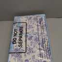 Kolldenn 24 Pcs Blue Floral Gift Bags with Handles 9"x7"x3.15" Elegant Paper Gift Bags with Bow Ribbon for Wedding Birthday Baby Shower Bridesmaid Party