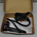 Lamicall Gooseneck Phone Holder for Bed - [Upgraded Stable Clip] for Desk, Headboard, Bed, Bedside, Table, Flexible Gooseneck Long Arm Stand, Overhead Cell Phone Clamp Mount, Gift for All 4-7 Device (black)