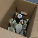 KCO Lighting 5-Lights White Pleated Fabric Pendant Light Mid Century Modern Brushed Gold Sputnik Chandelier Traditional Dining Living Room Chandelier Above Dining Table