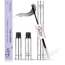 GAQQI Lash Cluster Glue, Lash Bond and Seal Waterproof, Bond & Seal Eyelash Glue for Clusters, Eyelash Adhesive Black Long-Lasting 72H, Latex-Free 5ml