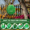 Leaf Collector with Extension Lawn Bags,Portable Pop Up Leaf Bag,Thickened Leafs Scoops,Reusable Yard Garden Bags for Leaves and Trash (2 Pack)