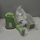 SUSTEAS Rotary Cheese Grater with Handle - Vegetable Shredder with 5 Well-designed Blades & Strong Suction Base,Round Mandoline Slicer & Food Chopper for Kitchen,with Blade Storage Box(Retro Green)