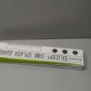 TYOARO Silicone Sink Splash Guard - Water Splash Guard for Kitchen, Island and Bathroom - Secure Non-Slip Suction Cup Base - Dishwasher Safe, Gray (17.4 x 1.7 x 3.6")