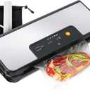 Greater Goods Vacuum Sealer  Powerful, Compact, with 4-in-1 Functions, Built-in Cutter, and Vacuum Seal Bags, Ideal for Sous Vide and Food Storage (Onyx Black)