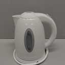 OVENTE Electric Kettle, 1.7L Fast Boiling Water Heater for Coffee or Tea, BPA Free with Water Level Gauge, Auto Shut-Off, Boil-Dry Protection, Indicator Light and Removable Filter, White KP72W