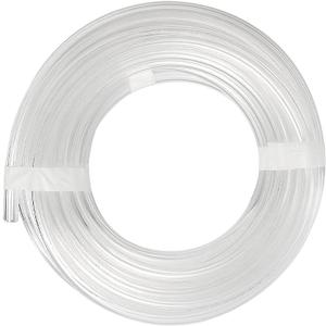 Feelers Pneumatic PU Tubing, 1/8"OD Hose PU Polyurethane Air Hose Tube Line for Air Compressor Water Fluid Transfer Clear (32.8 ft)