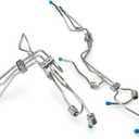 Fuel Injector Lines for 1998.5‐2002 24V 5.9L For Cummins Engines w/ VP44 Pump 3943765 3943773 3943767 3943771 3943775 3943769