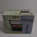 Chefman Electric Panini Press Grill and Gourmet Sandwich Maker w/ Non-Stick Coated Plates, Opens 180 Degrees to Fit Any Type or Size Food, Dishwasher Safe Removable Drip Tray, Stainless Steel/Black (2 Slice)