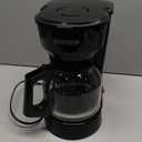 BLACK+DECKER 12-Cup Coffee Maker with Easy On/Off Switch, Easy Pour, Non-Drip Carafe with Removable Filter Basket, Vortex Technology, Black