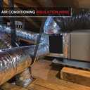 6 Inch 25 Feet Insulated Flexible Duct R4.2,Flex Duct Insulated, for Heating and Air Conditioning HVAC Systems (6 IN 25 FT, R-4.2 Insulation)