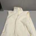 Hixiaohe Sherpa Fleece Vest for Women Trendy Warm Sleeveless Vests Jacket Lightweight Zip Coats with Pockets Fall Outerwear (Medium, Beige)