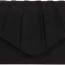BBjinronjy Clutch Purse Evening Bag for Women Evening Wedding Party Velvet Suede Pleated Handbag