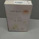 Candle Warmer Lamp Adjustable Timer - Electric Flower Glass Candles Warmers Adjustable Height Dimmable Vintage Base Modern Wax Candles Top Warmers for Small Jar Scented Wax Melts (Amber)