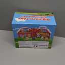 Toys for 1 2 3 Years Old Boys and Girls, Big Barn Playset with Farm Animal, Preschool Montessori Toy, Farm Playset with Big Red Barn & Farmer, Christmas & Birthday Gift Toy for Kids