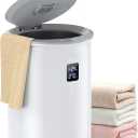 Large Towel Warmer for Bathroom, Luxury Hot Towel Warmer with Timer, LED Display Time and Temperature, Insulation Effect Up to 150 Minutes, Delay Time Up to 24 Hours, Best Ideals (White)