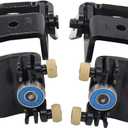 NewYall Set of 2 Rear Left Driver and Right Passenger Side Sliding Door Center Roller Assembly for Honda Odyssey 1999-2004 Replace 72560-S0X-A53 72520-S0X-A53