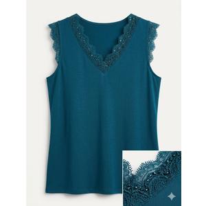 Women's Blouse T-shirt Blue L