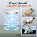 2 x for iPhone 16 Pro Max Case with 2 Screen Protectors - Compatible with Magsafe - Upgraded Camera Protection - Liquid Silicone Protective Phone Case 6.9" for Men, Women, Girls - Porcelain Blue