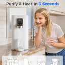 Waterdrop K19-H Countertop Reverse Osmosis System, Instant Hot, Reverse Osmosis Water Filter Countertop, 3:1 Pure to Drain, 4 Temperature Options Water Dispenser, No Installation Required