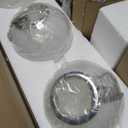 Bathroom Vanity Light Fixtures: 4 Lights Mid Century Modern Bathroom Lighting Fixtures Over Mirrors - Brushed Nickel Wall Sconce with Milky Glass Ball Shades for Bath Bedroom