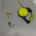 Wigzi Reflective Gel Retractable Leash, Yellow, Large