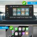 Car Phone Holder for Honda CRV/CR-V Accessories 2023 2024 2025 2026 Cell Phone Holder for Most Smartphones with Dash Organizer Auto Interior Accessories Hands-Free 360 Degree Rotation