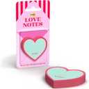 4 x Heart-shaped stickers, love notes, 400 pieces