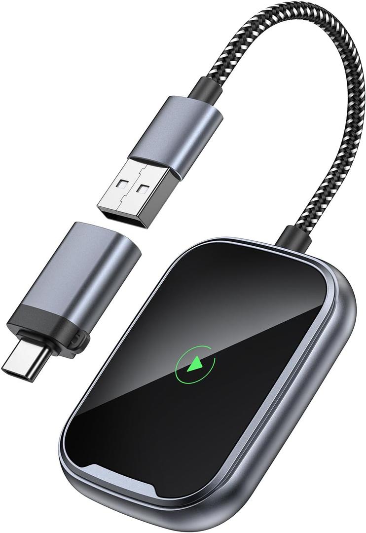 Micro USB OTG to USB 2.0 SD Card Adapter, COCOCKA Micro SD Card ReaderTrail Camera Memory Card Adapter Connector for Android Phone/Computer (Wireless Carplay Adapter)