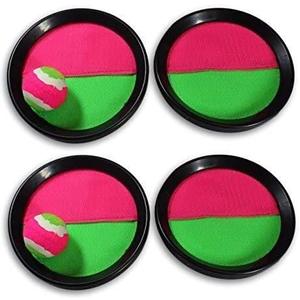 Paddle Catch Toss and Catch Ball Game Set! Throw Catch Bat Ball Game (2 Pack) Kids Version for Children